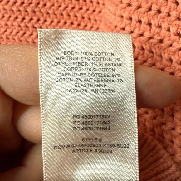 ARITZIA Sunset Halter Knit Bodycon Mini Dress in Salmon Coral - Picture 6 of 6